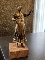 Viennese bronze statue with stamp mark!