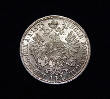 Ezüst I. Ferencz József 1 Forint  1879 kiváló állapotban