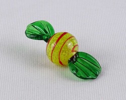 1U868 Muránói fújt üveg cukorka bonbon 6 cm
