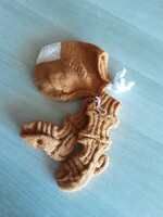 Kötött zokni, sapka bébi-gyerek, unisex Új.