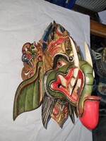 Indonesian wood carved mask