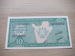 10    Francs   2007   Burundi