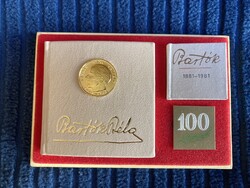 Nyerges András: Bartók Béla - minikönyv, mikrokönyv, számozott - plakettel