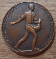 Berán Lajos A "Falu" Országos Szövetség 1921 bronz emlékérem