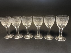Ólomkristály pálinkás pohár készlet.10cm.