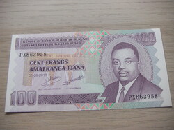 100    Francs   2011   Burundi