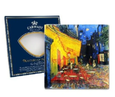 Van Gogh  Kávéházi éjjel üvegtányér díszdobozban