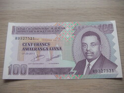 100    Francs   2011   Burundi