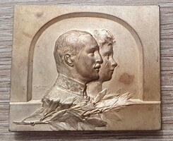 Murányi Nemzetközi Sütő-Czukrász és Rokonipari Kiállítás Budapesten 1907 aranyozott bronz emlékérem