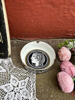 Hollóházi porcelán Szász Endre hamutartó hamus  midcentury modern