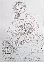 Csorba Simon László (1943-): A Tokaji.... Fénymásolat (xerox), papír, jelzett. 42x29,5 cm; ceruzával