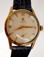 Omega century 10 K töltött arany tok  ferfi karóra szép.