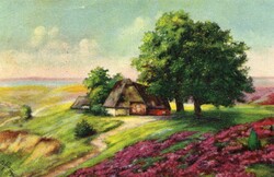 Képeslap: Tájkép.
