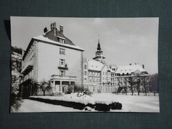 Képeslap,Miskolc,Lillafüred Palotaszálló,SZOT üdülő,Hámori tó,park látkép,részlet,1965-