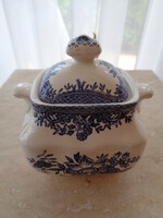 Vintage Enoch Wedgwood (Tunstall)  kerámia cukortartó fedéllel