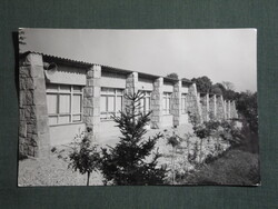 Képeslap,Leányfalu,Bányász gyermeküdülő látkép,részlet,1972-