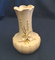Porcelán Váza, fehér 19cm
