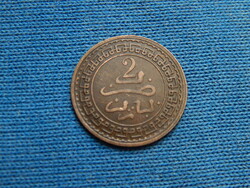 MAROKKÓ 2 Mazunas 1903 (1321) Y# 15.4 Ritka  2.