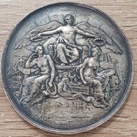 C. Godebski / N. Nocq Nemzetközi kiállítás 1894  84,3 g ezüst emlékérem