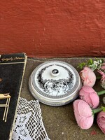 Hollóházi porcelán Jurcsák László bonbonier  midcentury modern