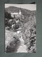 Képeslap,Miskolc,Lillafüred Palotaszálló,SZOT üdülő,Hámori tó,park látkép,részlet,1965-