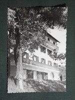 Képeslap,Leányfalu,SZOT üdülő látkép,részlet,1962-