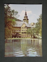 Képeslap,Miskolc,Lillafüred Palotaszálló,SZOT üdülő,Hámori tó,park látkép,részlet,1975-