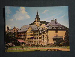 Képeslap,Miskolc,Lillafüred Palotaszálló,SZOT üdülő,Hámori tó,park látkép,részlet,1965-