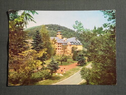 Képeslap,Miskolc,Lillafüred Palotaszálló,SZOT üdülő,Hámori tó,park látkép,részlet,1968-