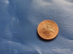 LITVÁNIA 2 EURO CENT 2017 UNC! RITKA! LÓ!