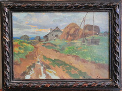 Zórád Géza (1890-1969): Tanyasi tájkép