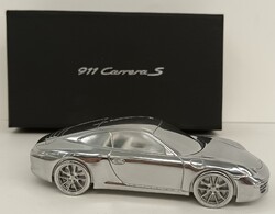 Porsche 911 Carrera S Limitált kiadású fém levélnehezék Eredeti Dobozában!