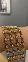 Vintage Swarovski széles karkötő