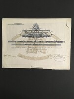Polgári Takarék és Hitelszövetkezet Marosvásárhelyt Részvény 1908.