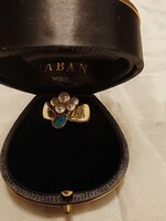 14 karátos arany gyűrű,  8,68 gramm