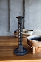 Vintage Villeroy & Boch fém gyertyatartó