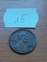 USA 1 CENT 1956  Kalászos penny, Lincoln, BRONZ  15