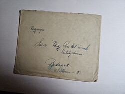 1915-ös 2x5 Fillér bélyeg levélen Budapest-Esztergom