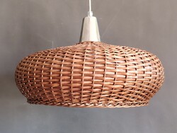 Svéd  rattan mennyezeti lámpa 1960 ALKUDHATÓ