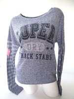 EREDETI SUPERDRY (XS / S / M) KÖNNYED LENGE 3/4-es UJJÚ NŐI SZUPER FELSŐ