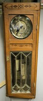 Art Deco Wall Clock, Cut Glass, Double Hammer! Gustav Becker YouTube Video