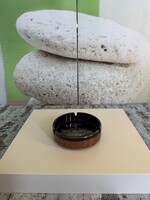 Japán Páva mintás Aranyozott Porcelán Hamutál A138