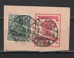 Kivágások 0230 (Reich díjjegyesen) Mi 85 II      2,00 Euró