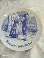 Jelenetes tányér 1945