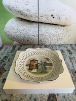 Kínai Áttört Porcelán Dísztál A138