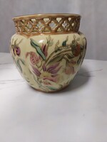 Zsolnay liliomos nagy méretű kaspó