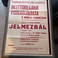 "JUHÁSZ GYULA" MŰVELŐDÉSI OTTHON PLAKÁTJAI (4 db): 1950-es évek.