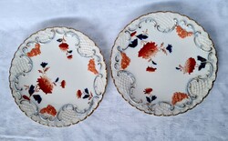 Copeland Spode fajansz tányérok ritka dekorral