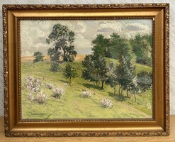 Rökk Károly (1891-1970) Tájkép