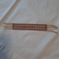 Retro Budapest centenárium hímzett könyvjelző